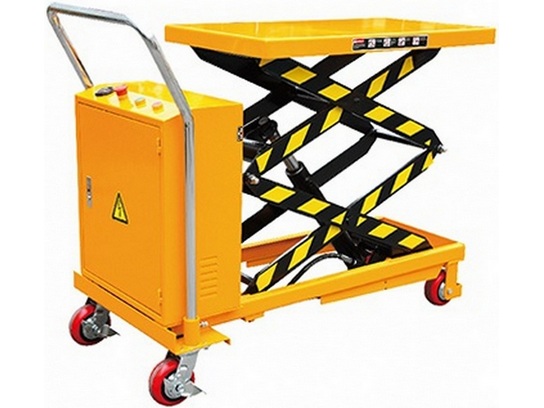 雙剪式電動(dòng)平臺車